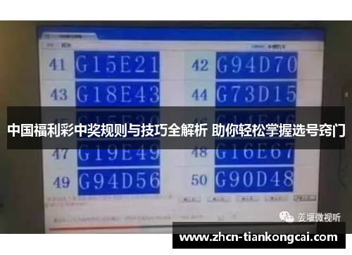 中国福利彩中奖规则与技巧全解析 助你轻松掌握选号窍门